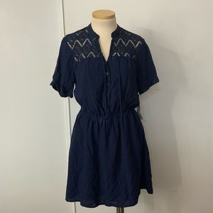 Navy blue cute dress